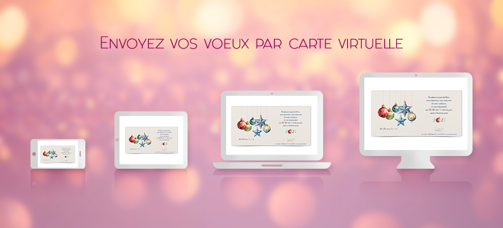 Envoyez vos vœux par carte virtuelle