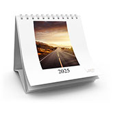 Calendrier de Bureau 2025 15x15 cm vertical - À personnaliser