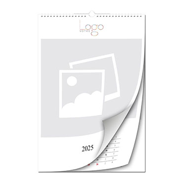 Calendrier Mural 2025 A4 - À personnaliser