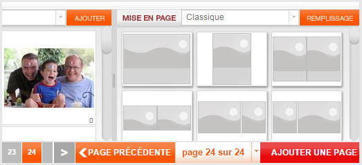 ajouter des pages