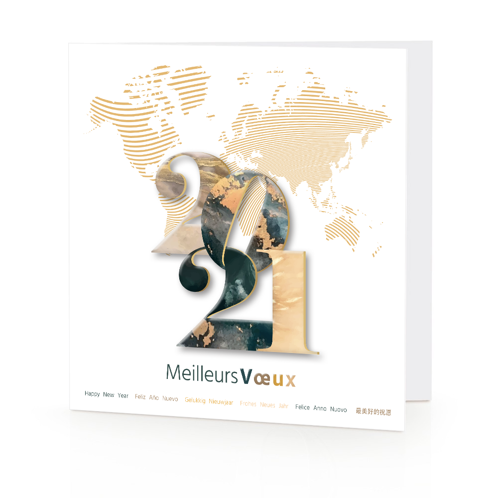 Cartes De Voeux 21 Pour Entreprises Voeux Professionnel