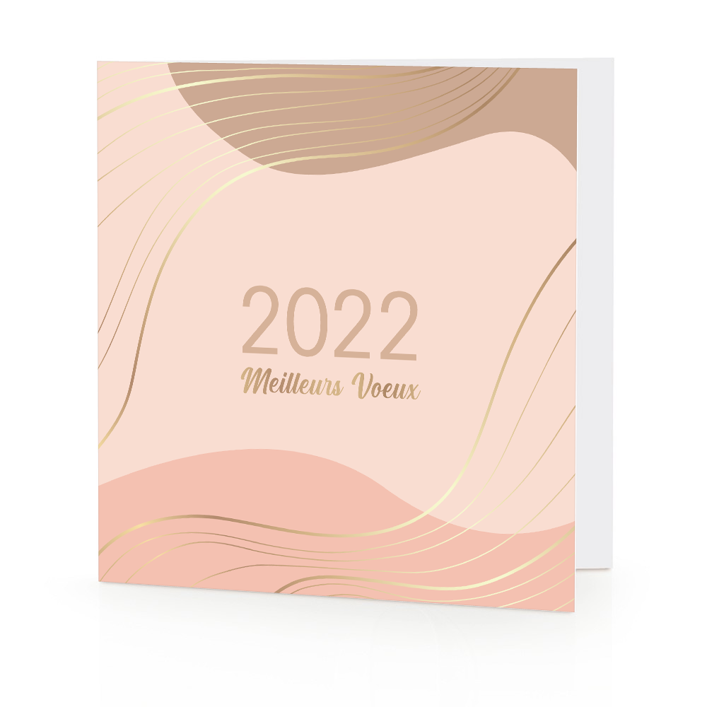 Carte de voeux 2022 - Poudrée