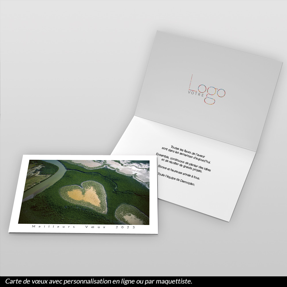Carte de voeux 2023 - Cœur de Voh