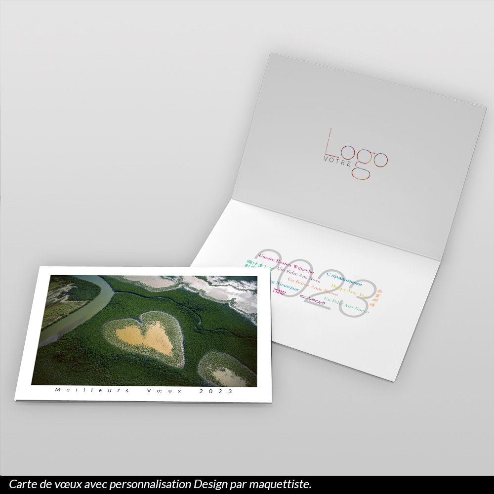 Carte de voeux 2023 - Cœur de Voh