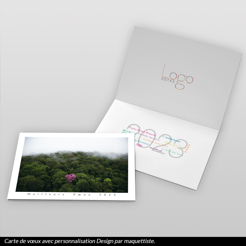 Carte de voeux 2023 - Ébène Rose