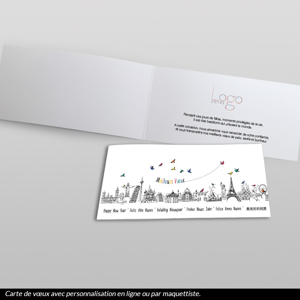 Carte de voeux 2023 - Les Oiseaux 