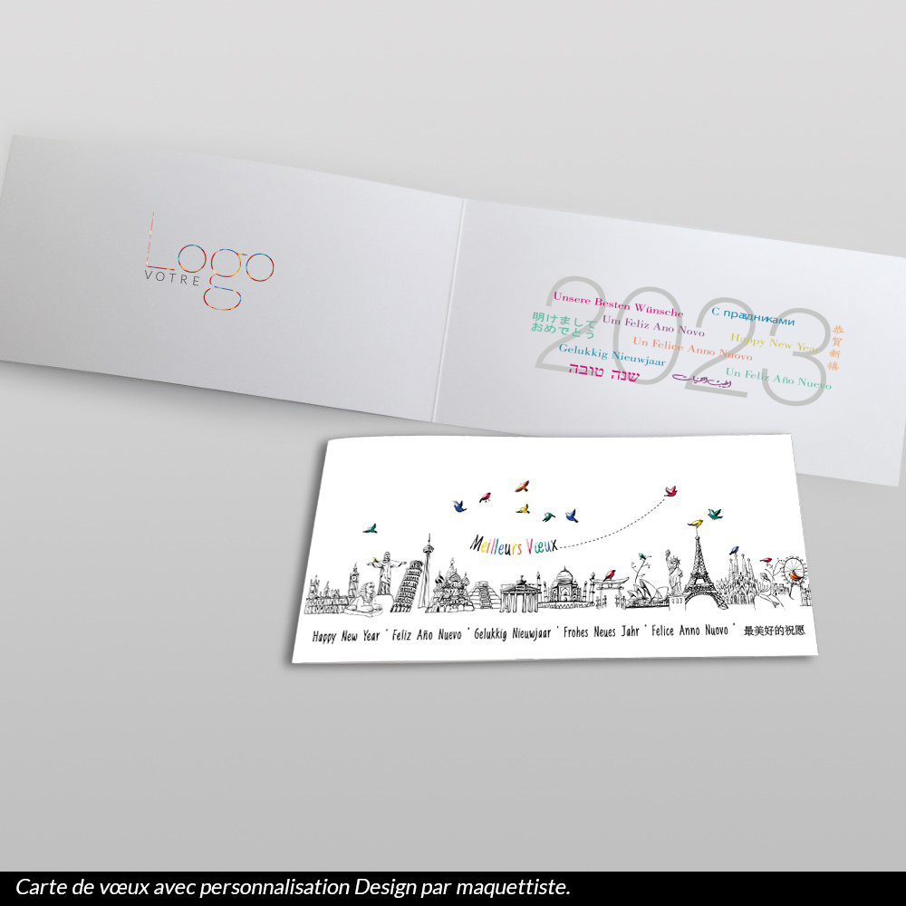 Carte de voeux 2023 - Les Oiseaux 