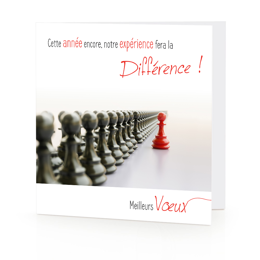 Carte de voeux 2023 - La différence