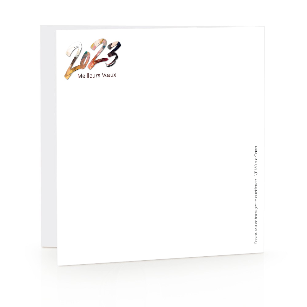 Carte de voeux 2023 - Brush