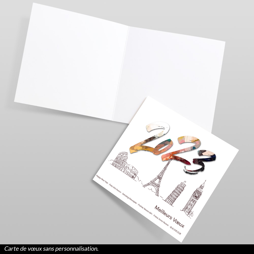 Carte de voeux 2023 - Brush