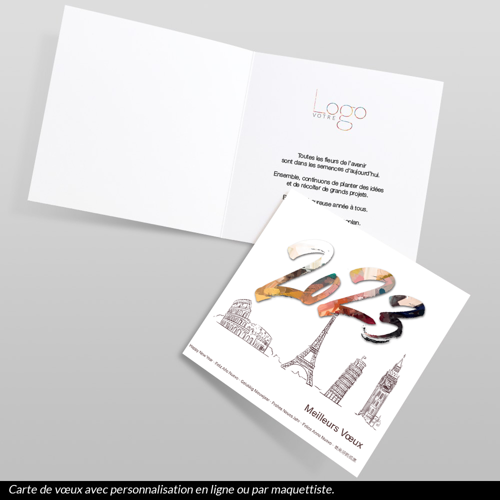 Carte de voeux 2023 - Brush