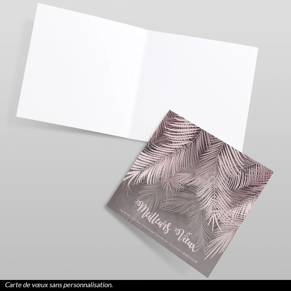 Carte de voeux 2023 - Palmier