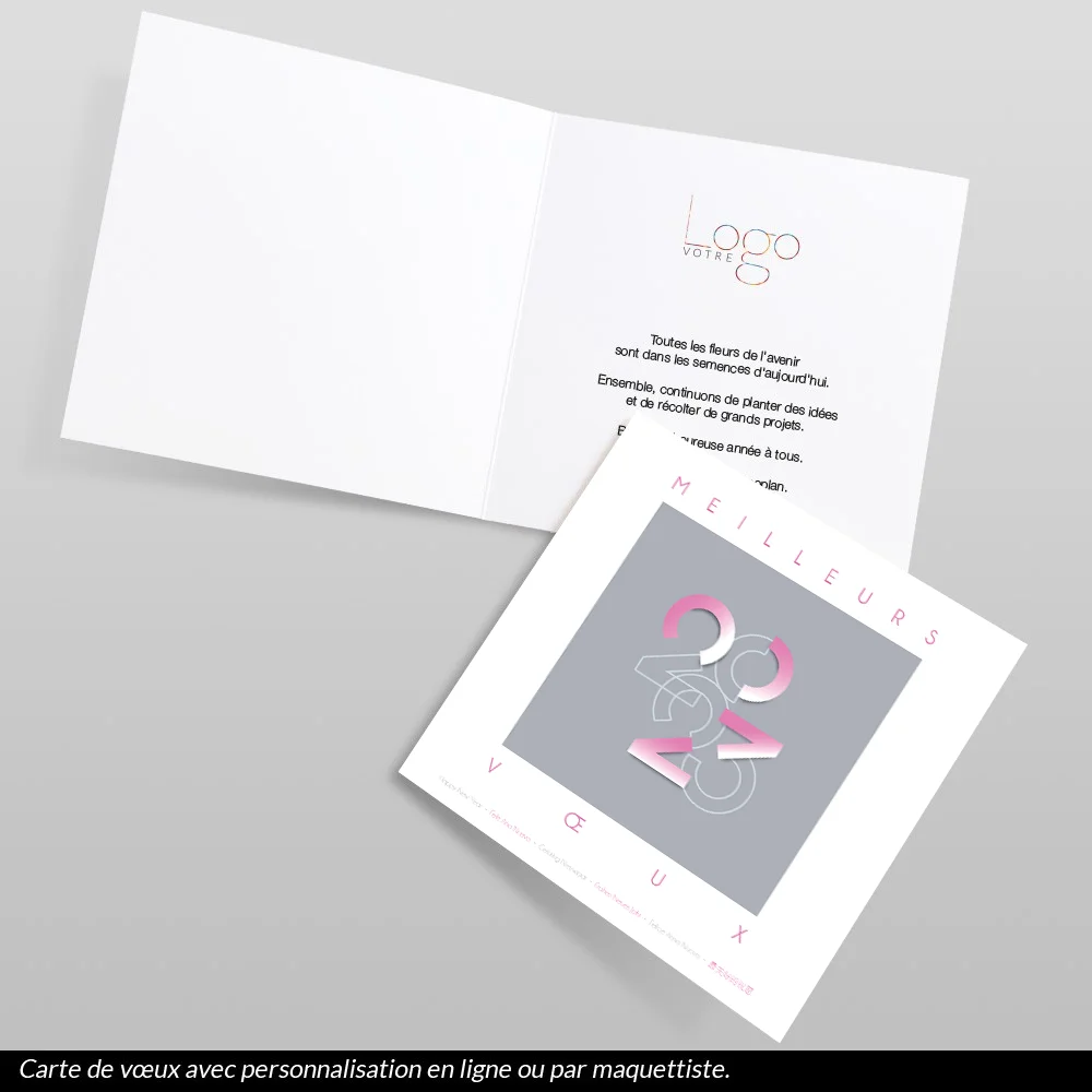 Carte de voeux 2023 - Cubiste