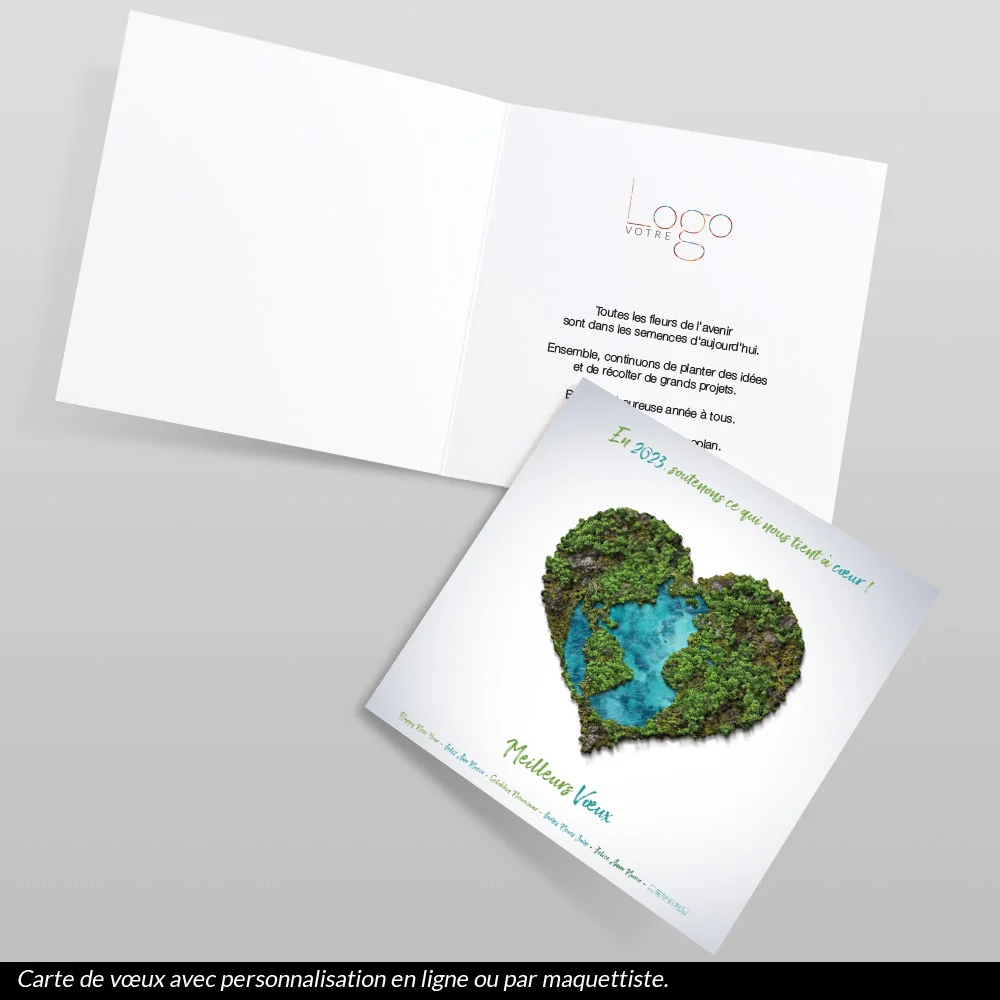 Carte de voeux 2023 - Cœur