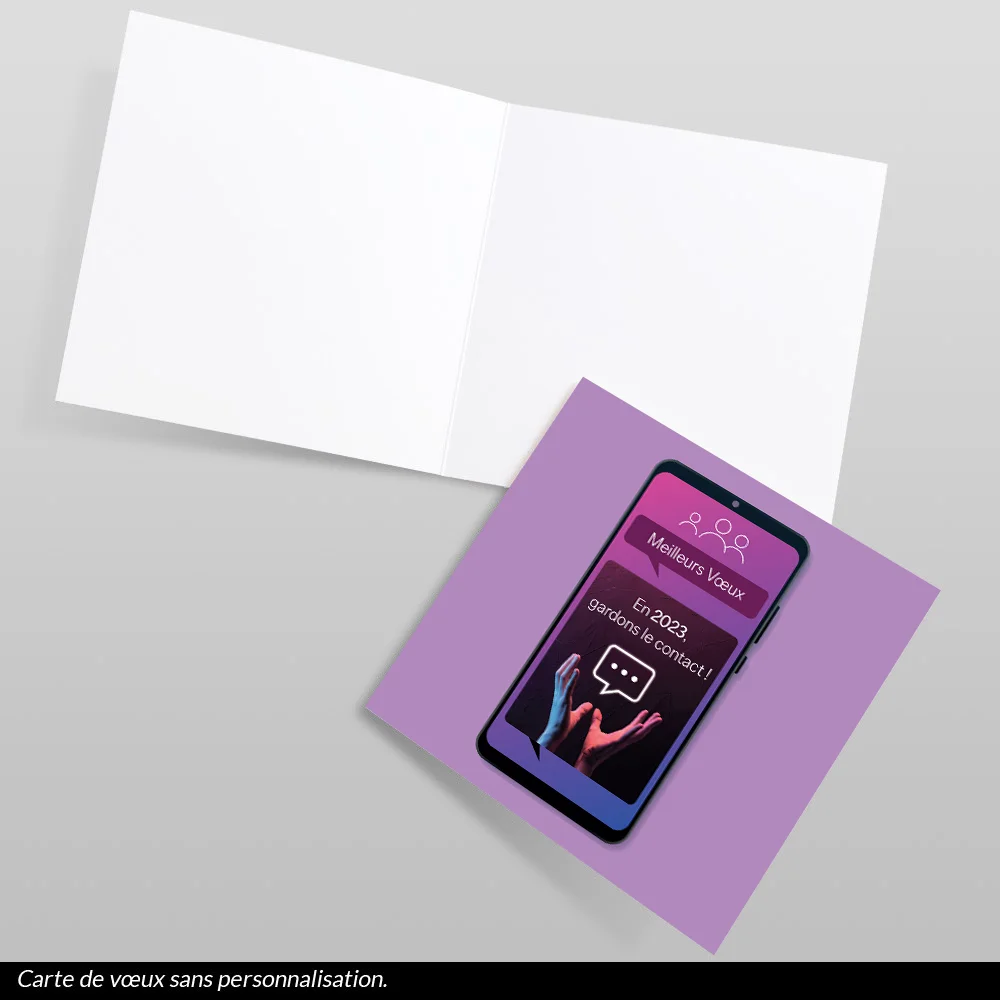 Carte de voeux 2023 - Poignée