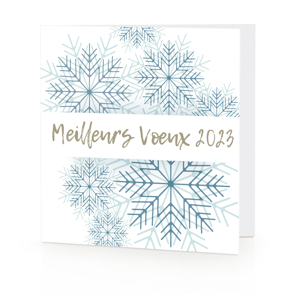 Carte de voeux 2023 - Flocon 3