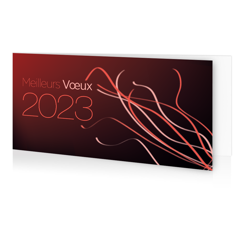 Carte de voeux 2023 - Rubans Rouges