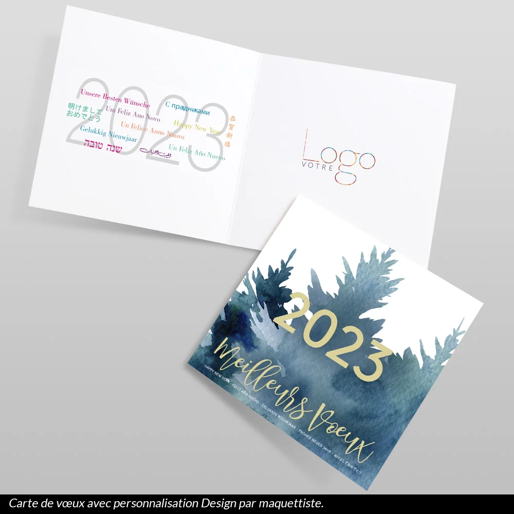 Carte de voeux 2023 - Sapin