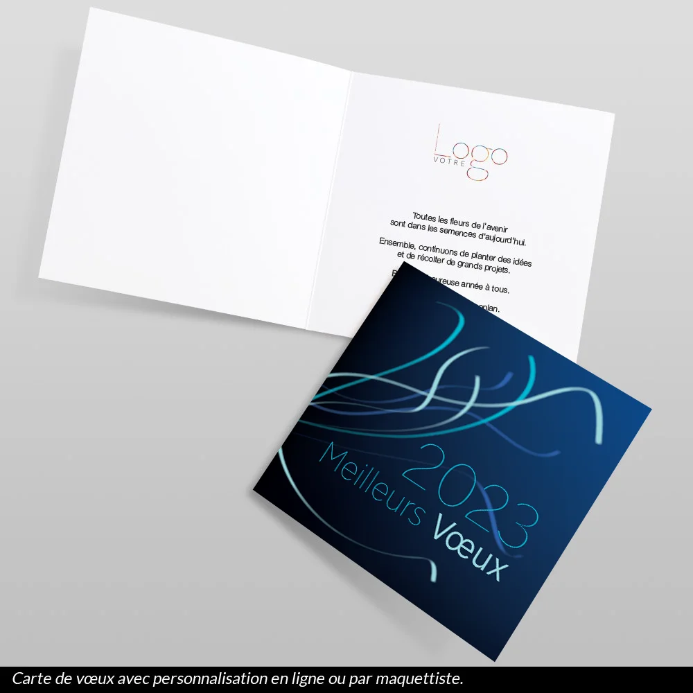Carte de voeux 2023 - Rubans Bleus
