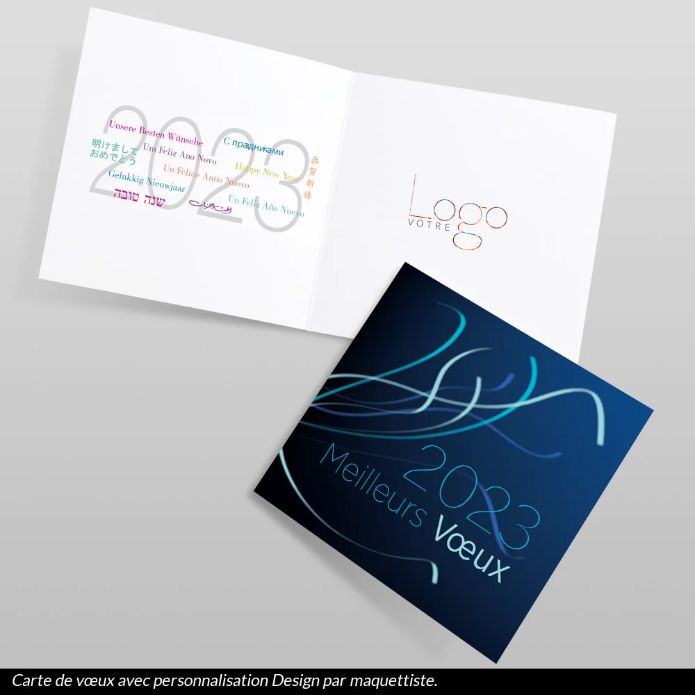 Carte de voeux 2023 - Rubans Bleus