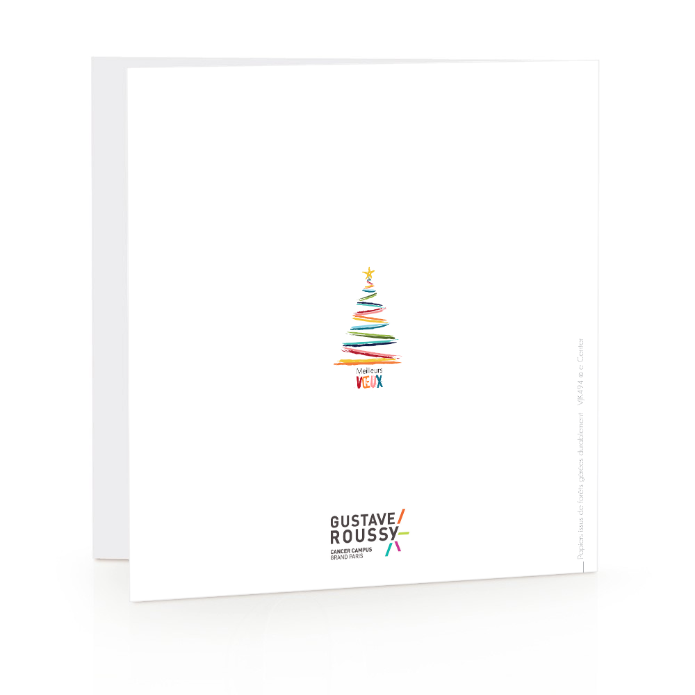 Carte de voeux 2023 - Sapin Mots