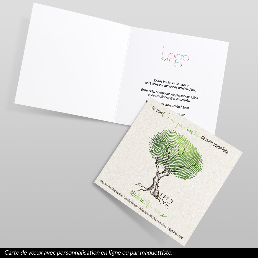 Carte de voeux 2023 - L'Empreinte