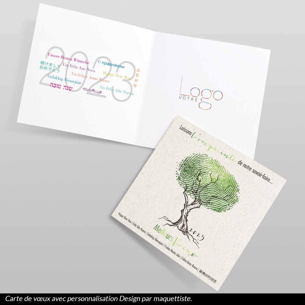 Carte de voeux 2023 - L'Empreinte