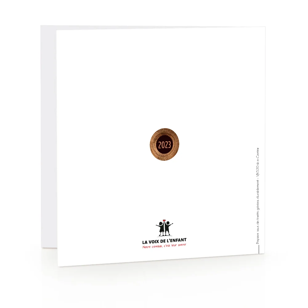 Carte de voeux 2023 - Bois