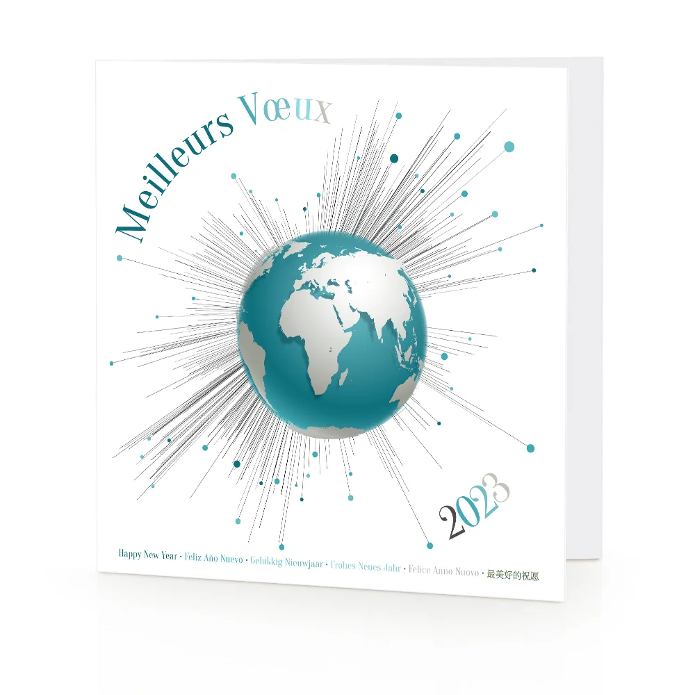 Carte de voeux 2023 - Rayons