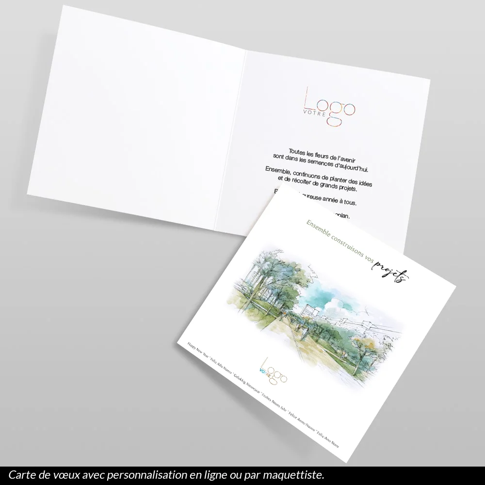 Carte de voeux 2023 - Trajet