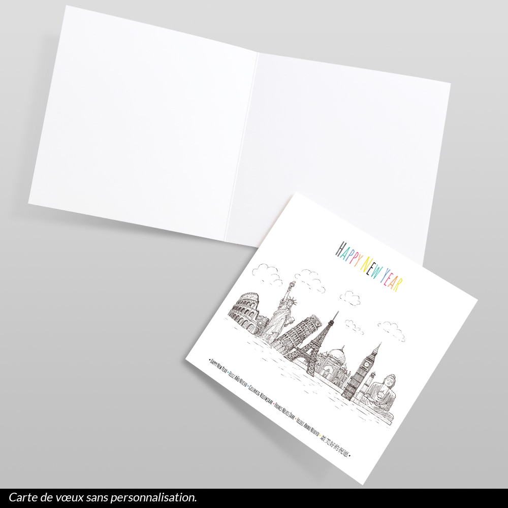 Carte de voeux 2023 Monuments