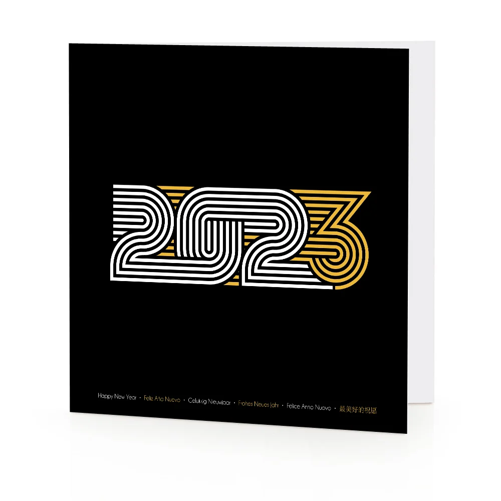 Carte de voeux 2023 - Lignes