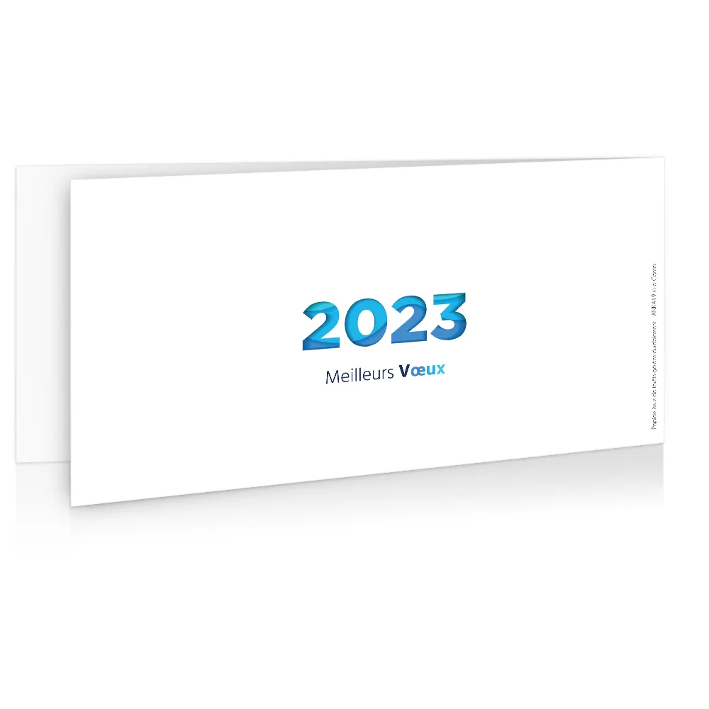 Carte de voeux 2023 - Vagues