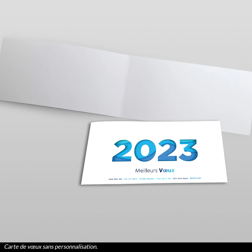 Carte de voeux 2023 - Vagues