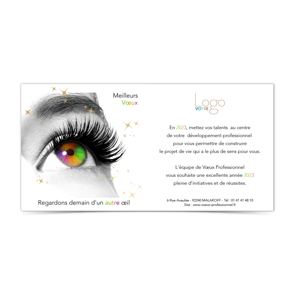 Carte de Voeux Virtuelle 2023 Statique - Demain