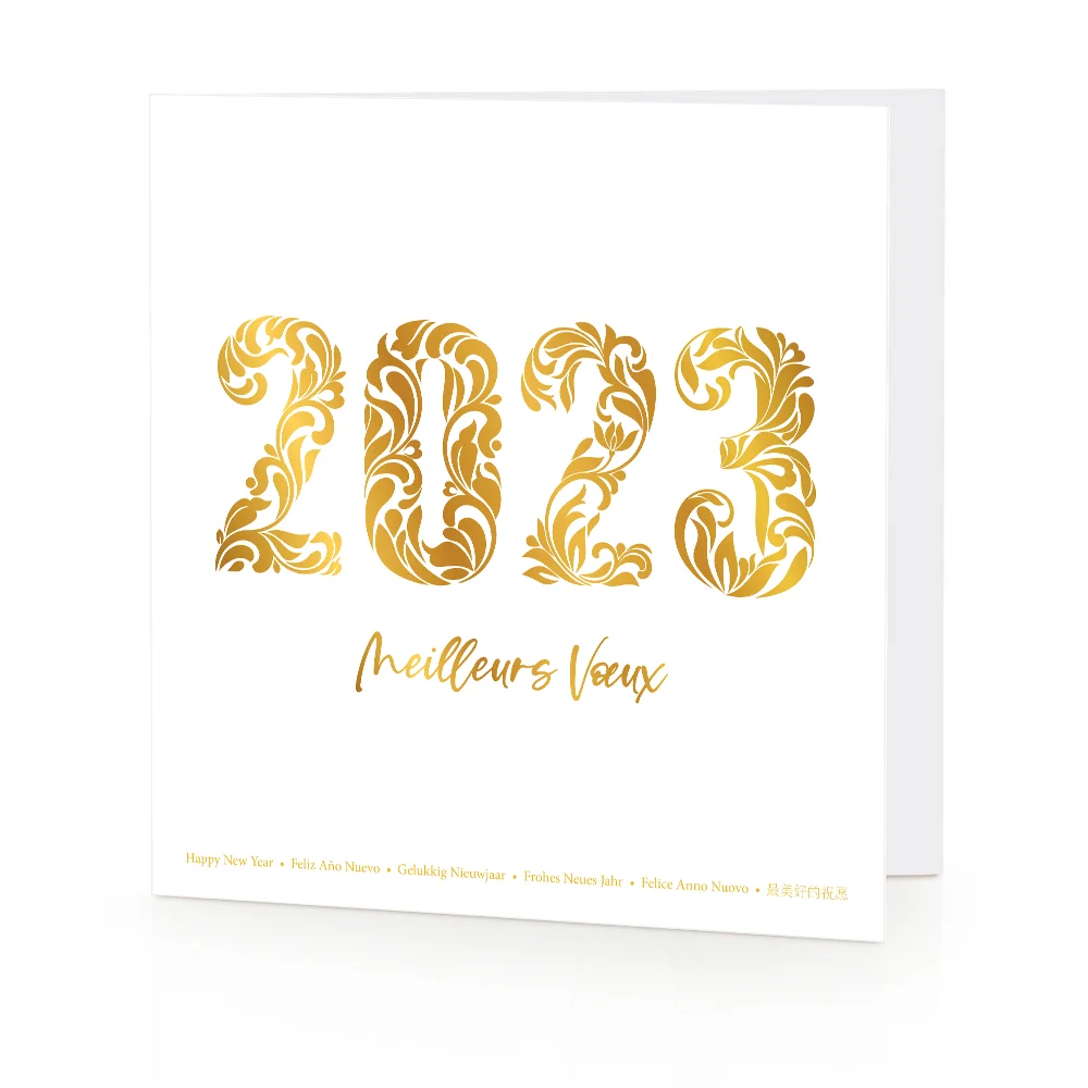 Carte de voeux carré 2023 - Arabesques Voix de l'Enfant