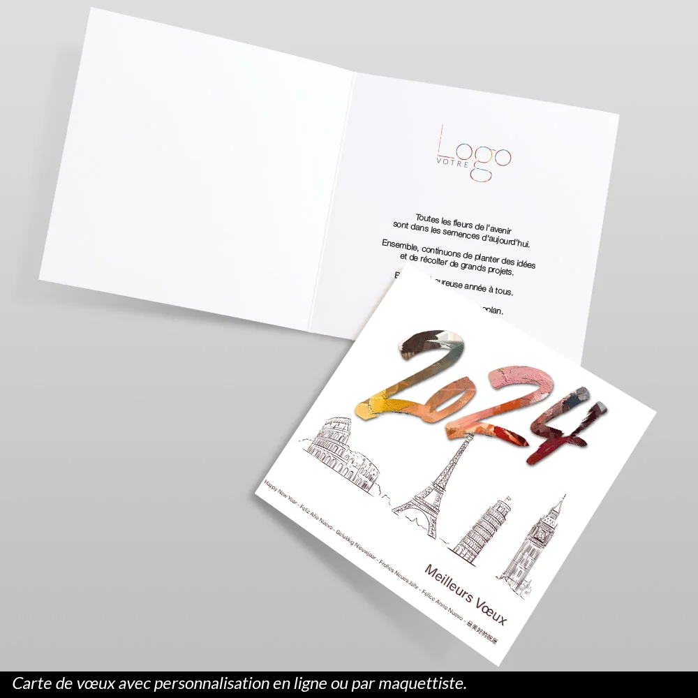 Carte de voeux 2024 - Brush