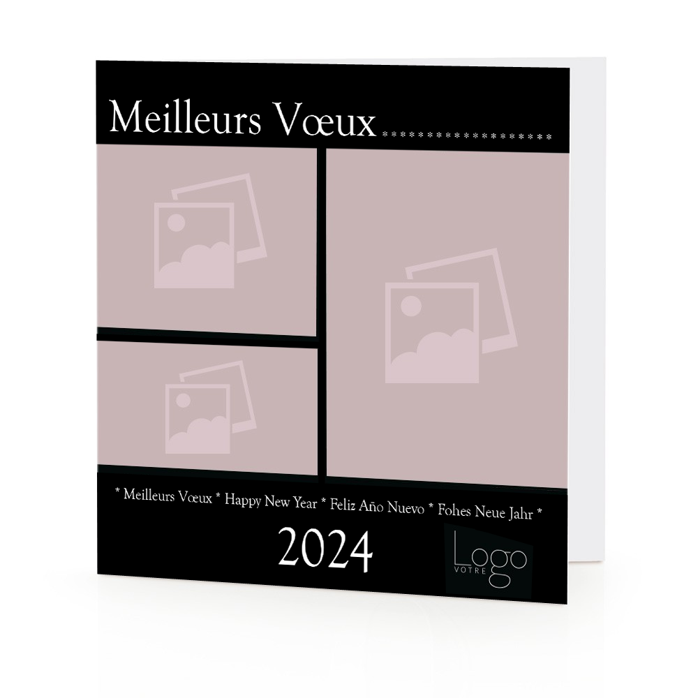 Carte de voeux 2024 - Avec Photo
