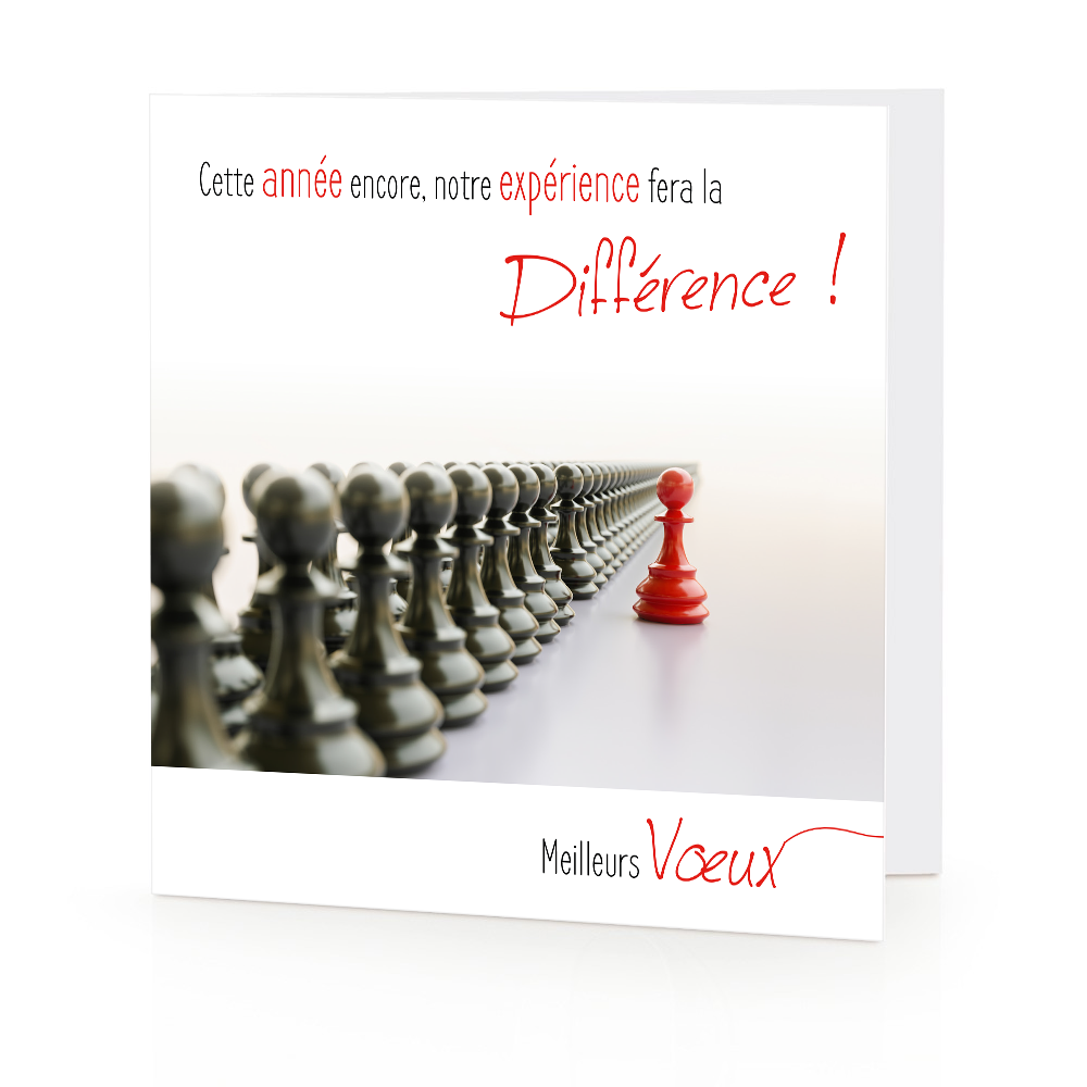 Carte de voeux 2024 La différence