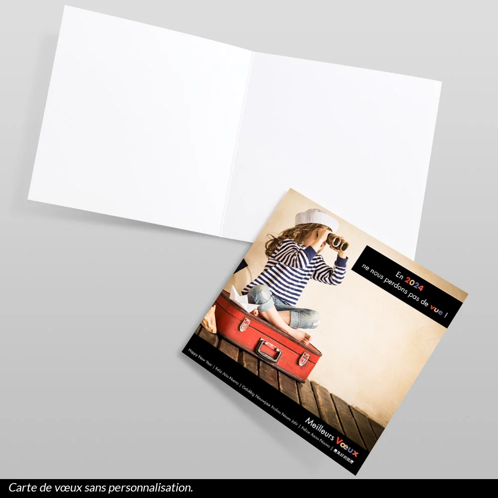 Carte de voeux 2024 Jumelles