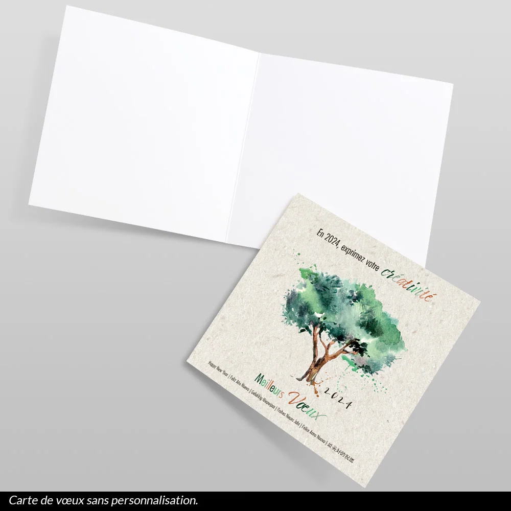 Carte de voeux 2024 Olivier