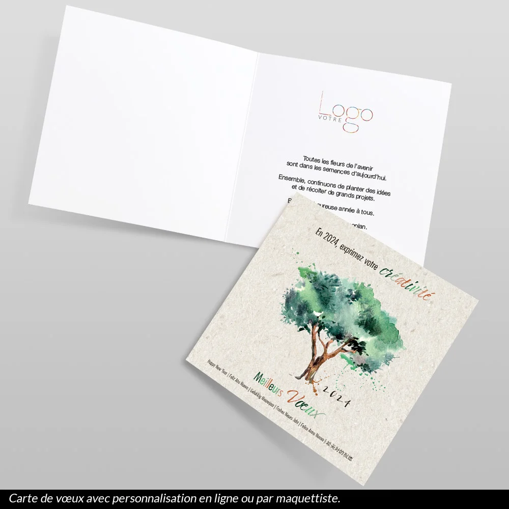 Carte de voeux 2024 Olivier