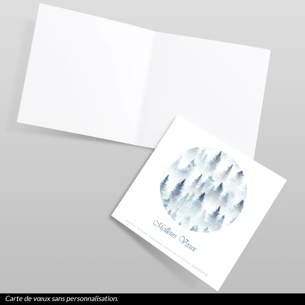 Carte de voeux 2024 Forest