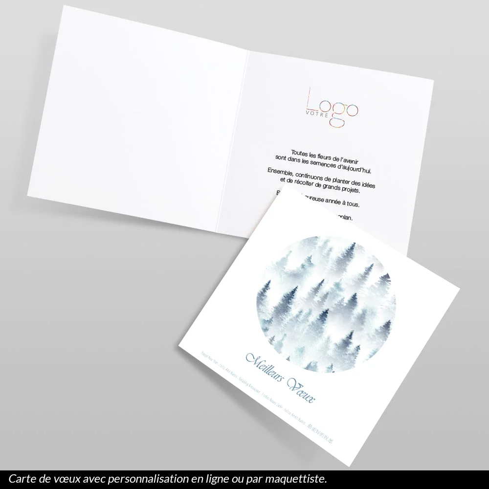 Carte de voeux 2024 Forest