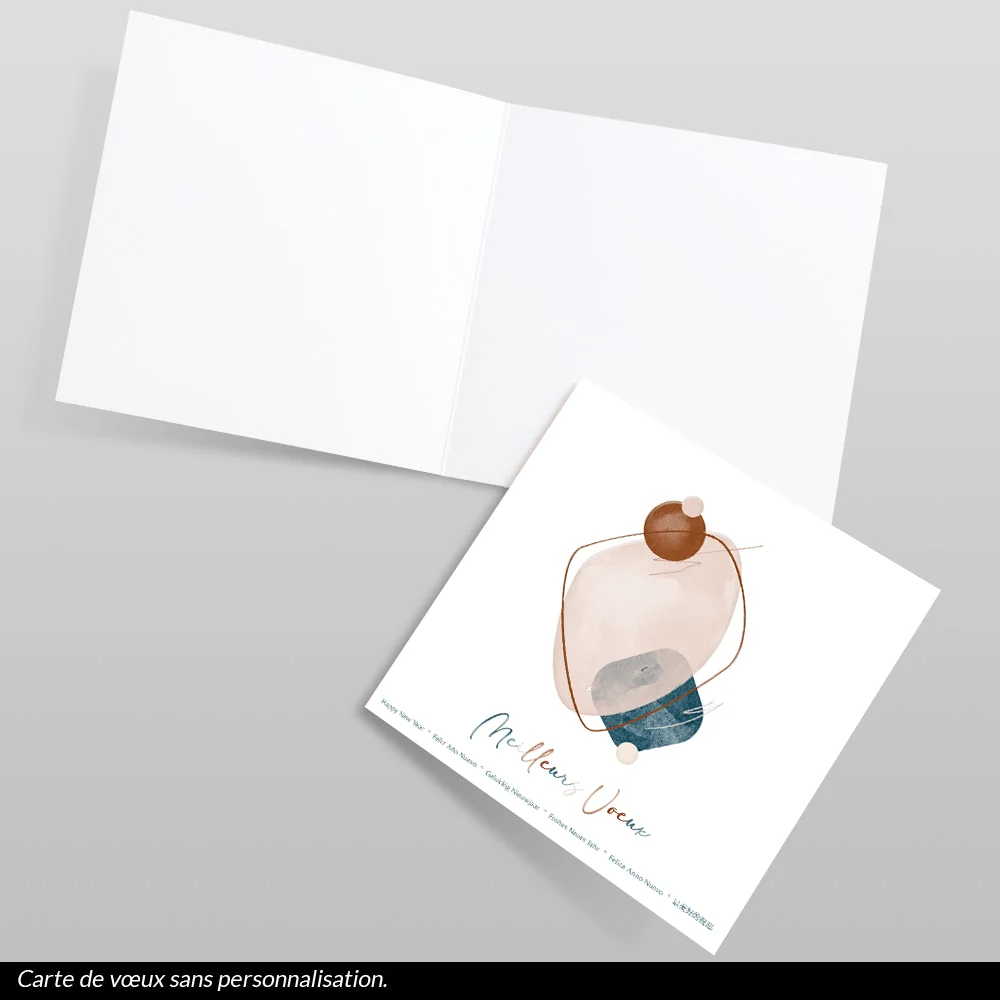 Carte de voeux 2024 Pastel