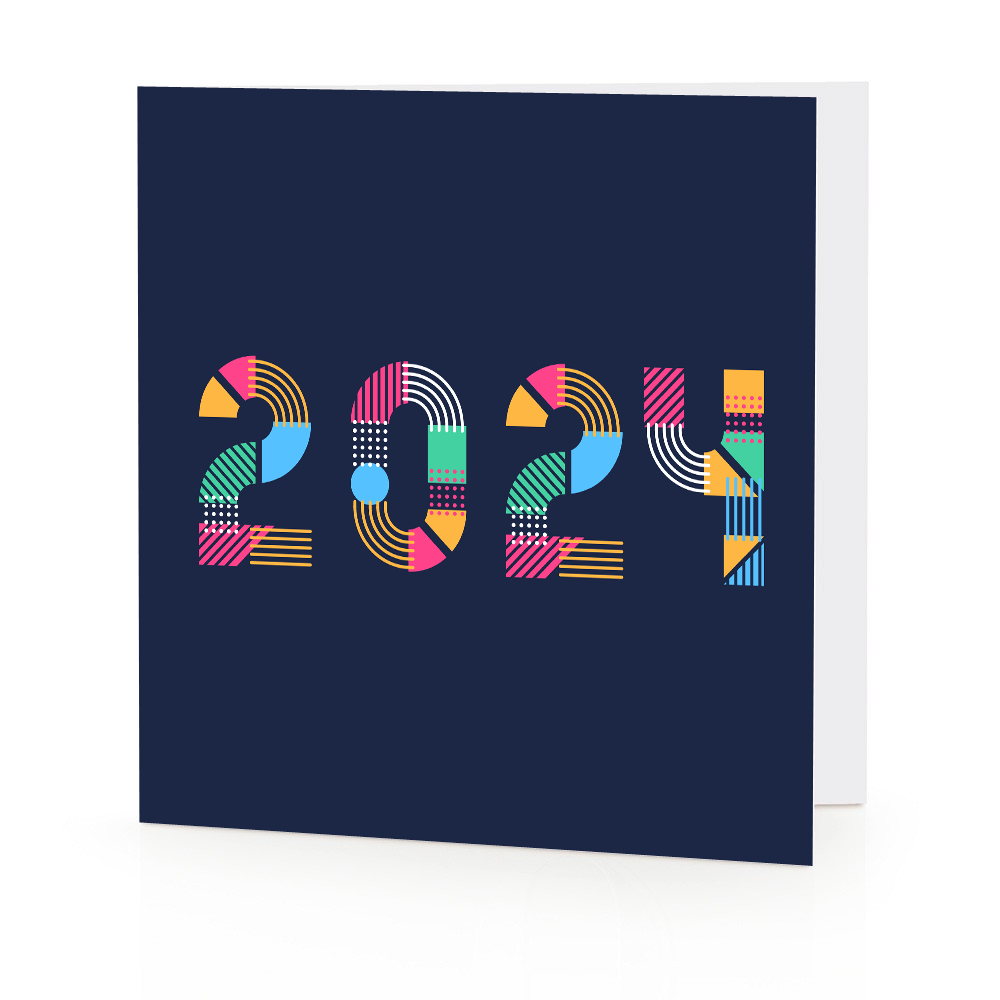 Carte de voeux 2024 Chevrons