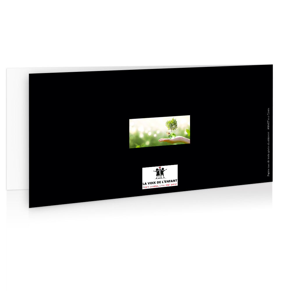 carte de voeux 2024 Papillon