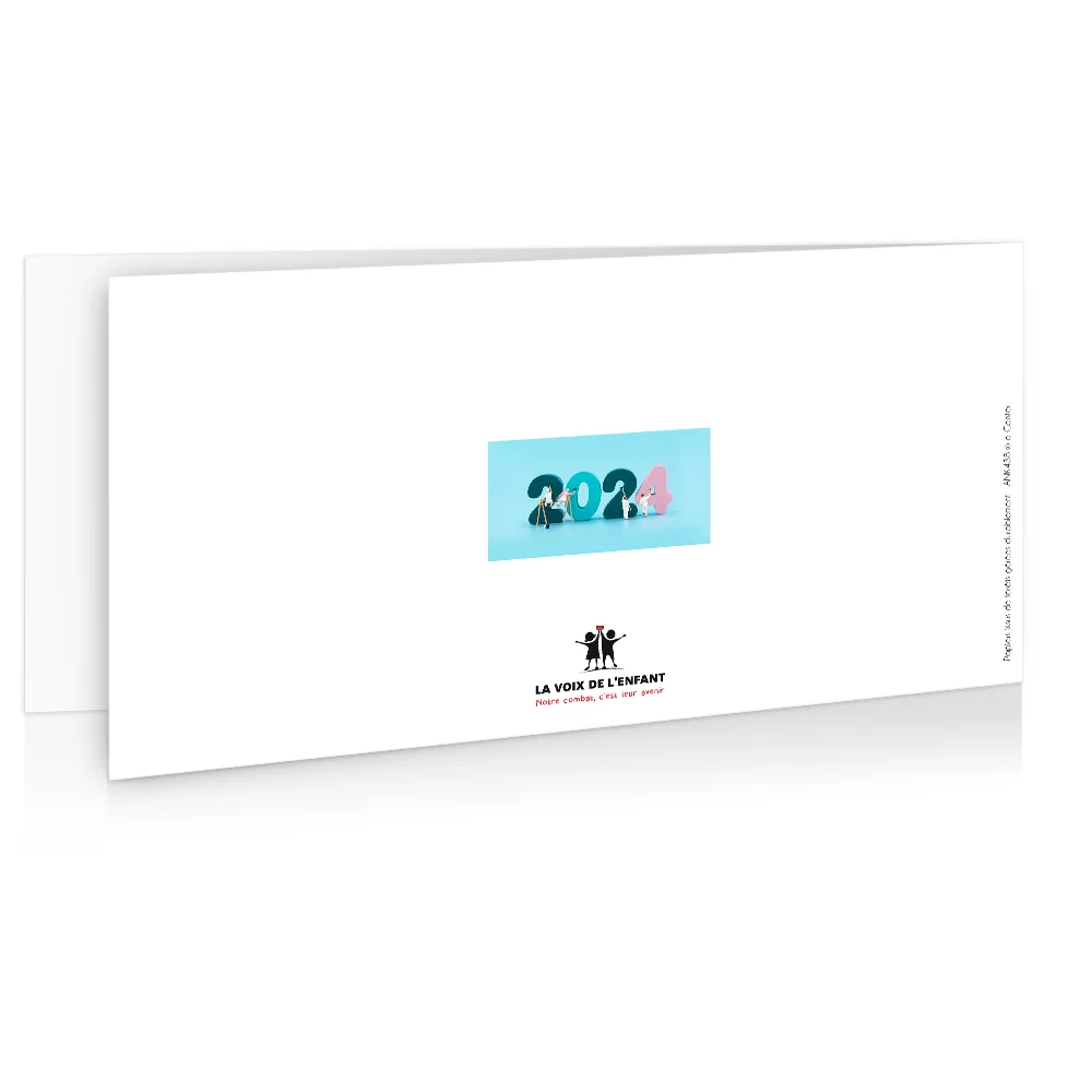 carte de voeux 2024 Peinture