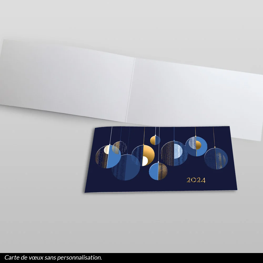 carte de voeux 2024 Cercles