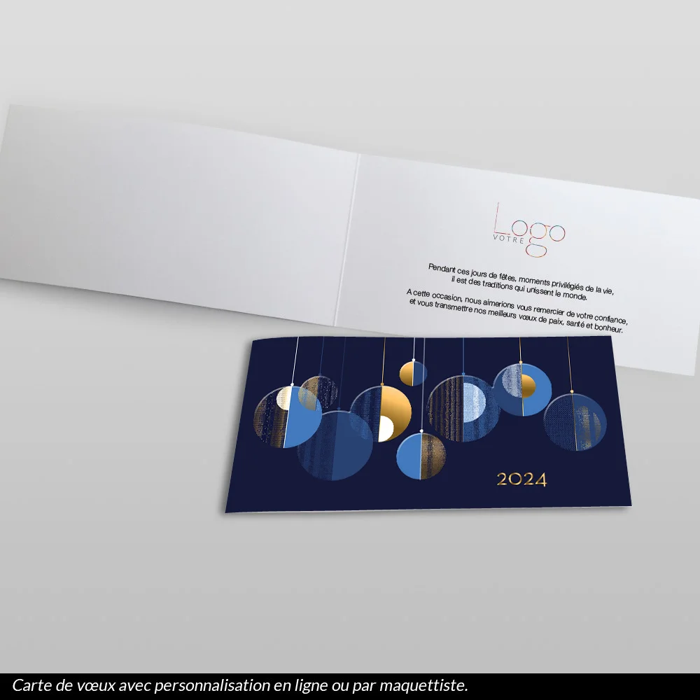 carte de voeux 2024 Cercles